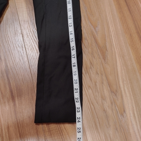 BB Dakota Black Faux Leather Lapel Open Front Blazer Size 4 - Picture 7 of 14